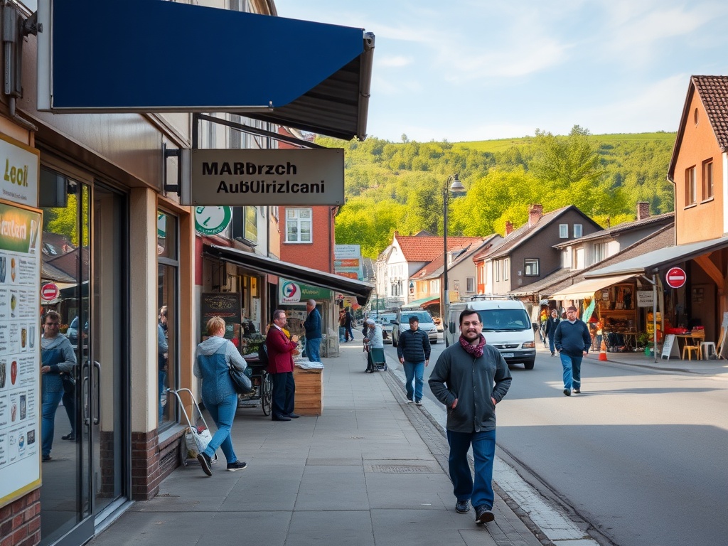 Mapa Wałbrzycha z zaznaczonymi inwestycjami finansowanymi z Funduszy Europejskich